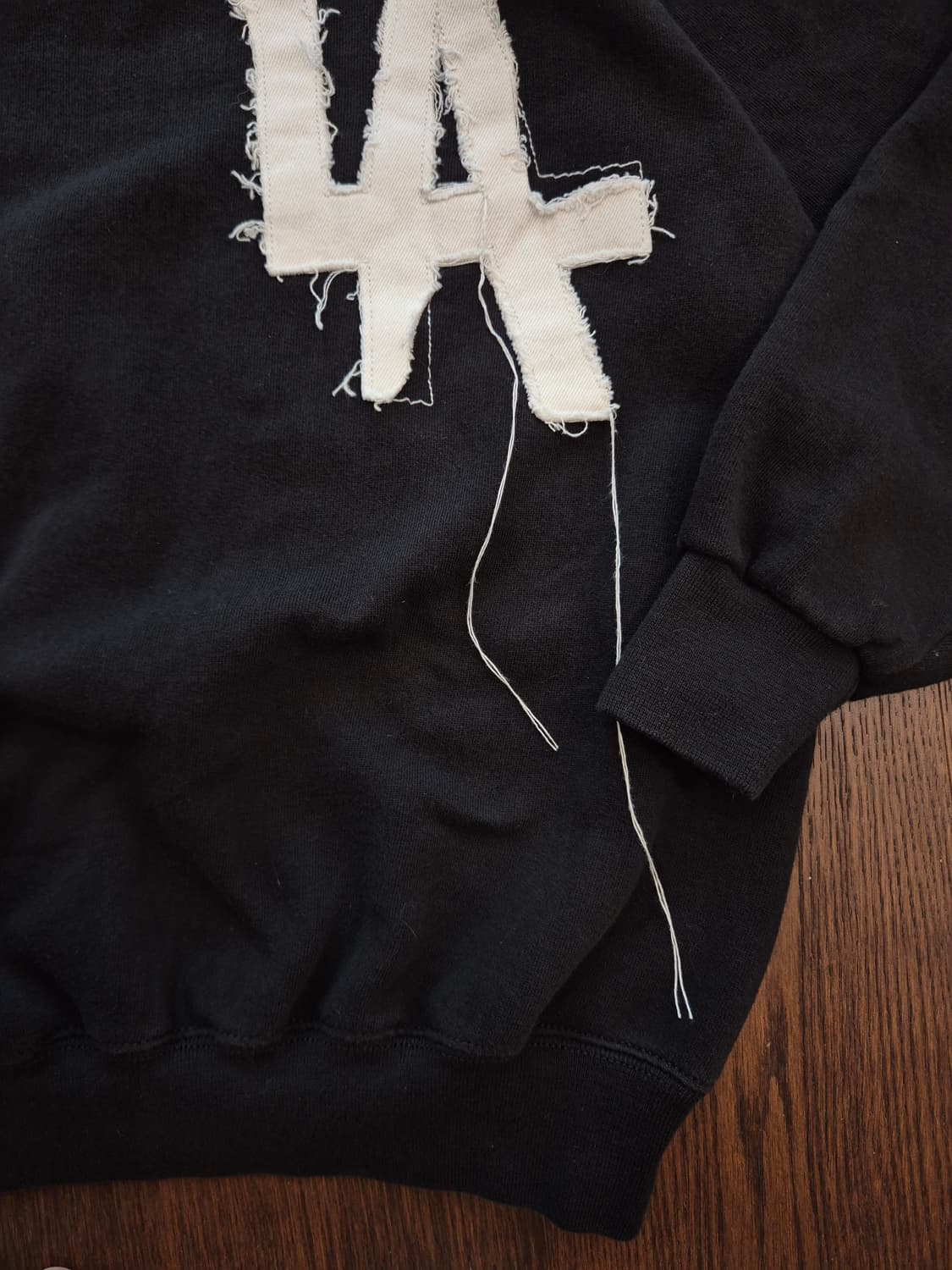 RUSSELL NY Appliquer Sweat(Black) 상품이미지5