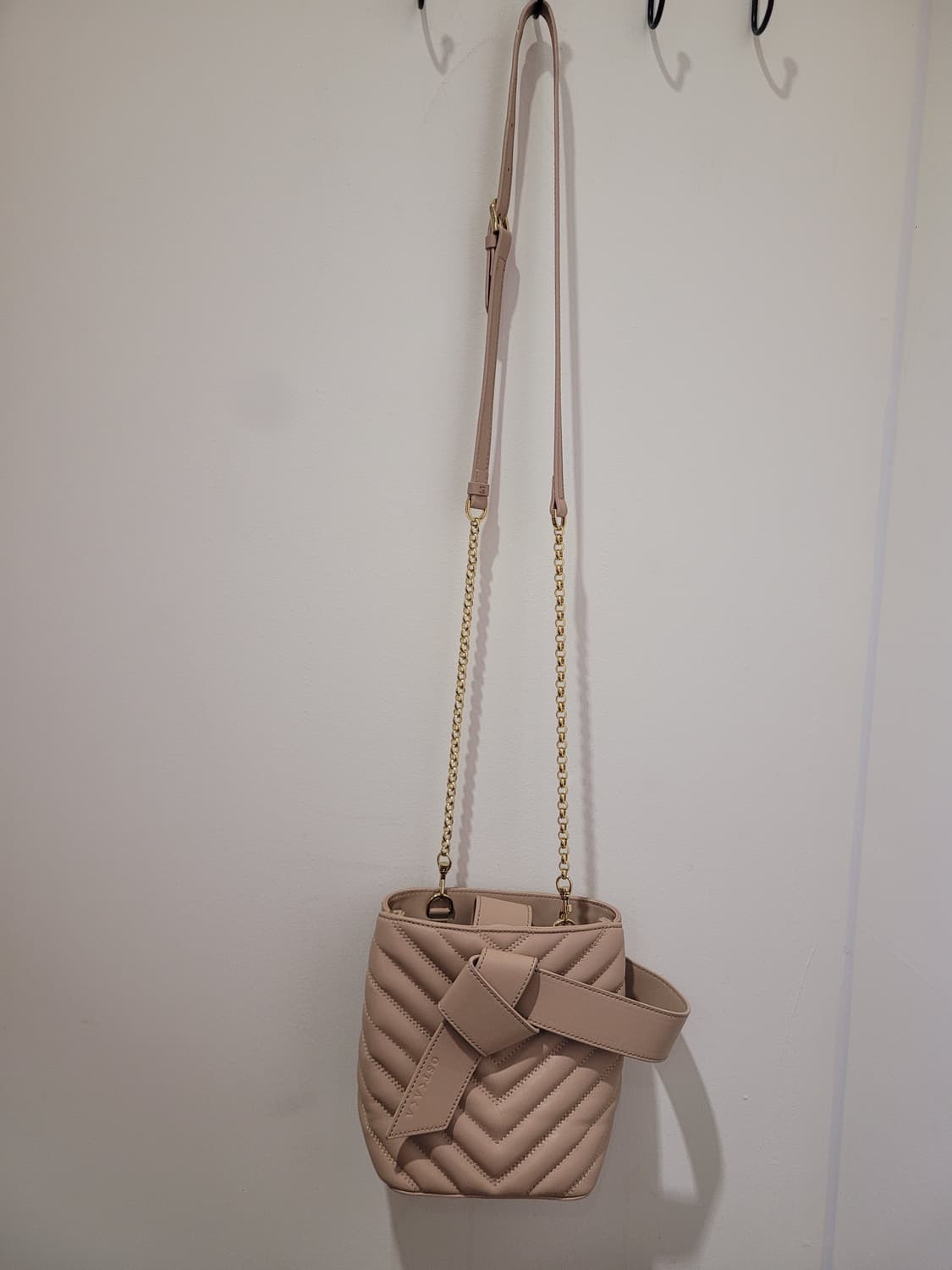 오스트카카OSTKAKA 퀼팅 버킷백 리카 미니 베이지 상품이미지2