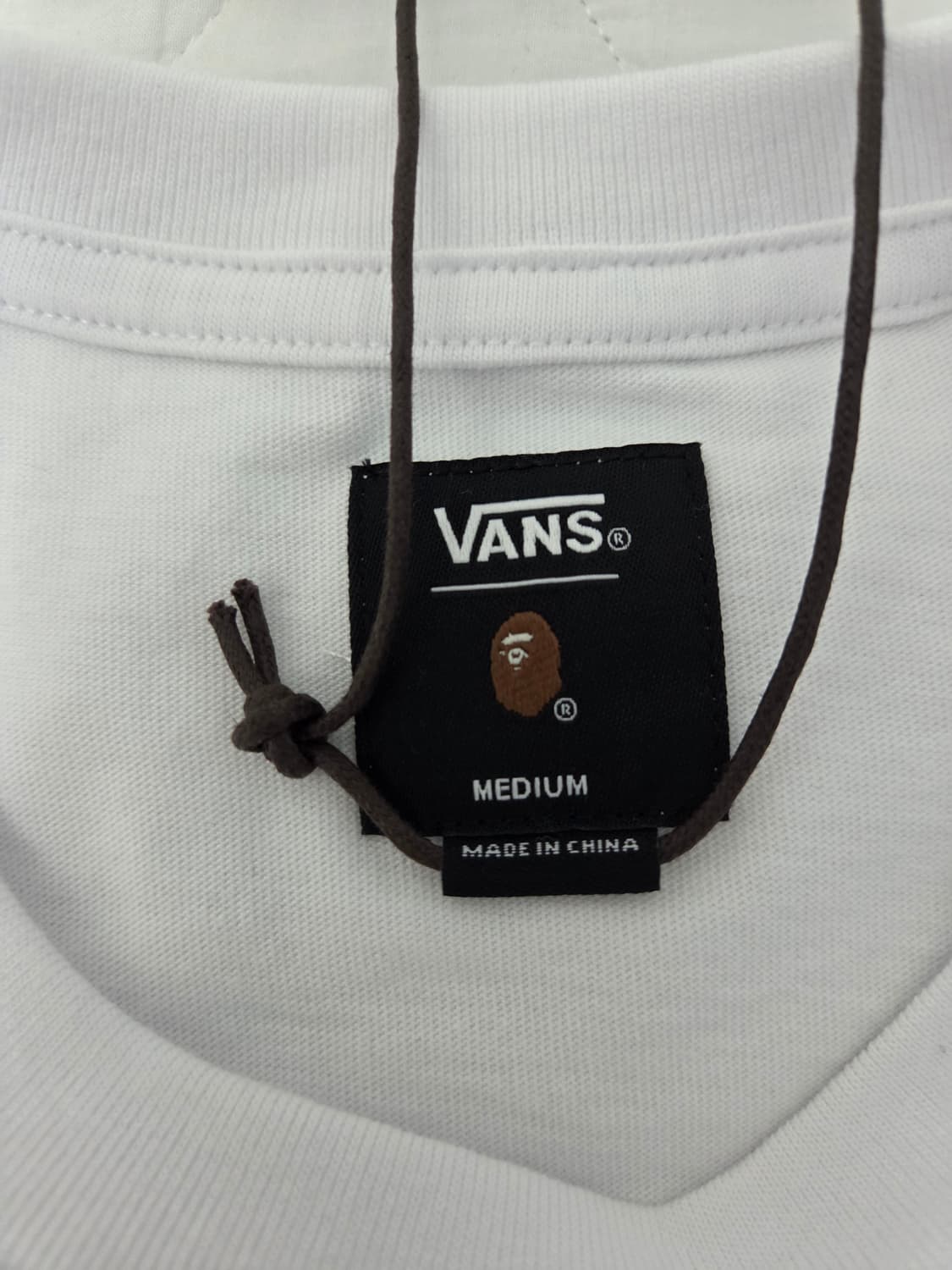 [새상품] 베이프X반스 콜라보 티셔츠M 상품이미지6