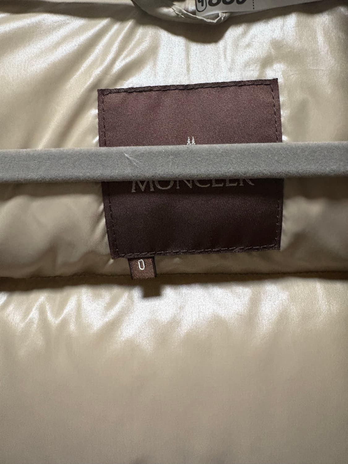 몽클레어 패딩 0사이즈 베이지 정품 상품이미지4