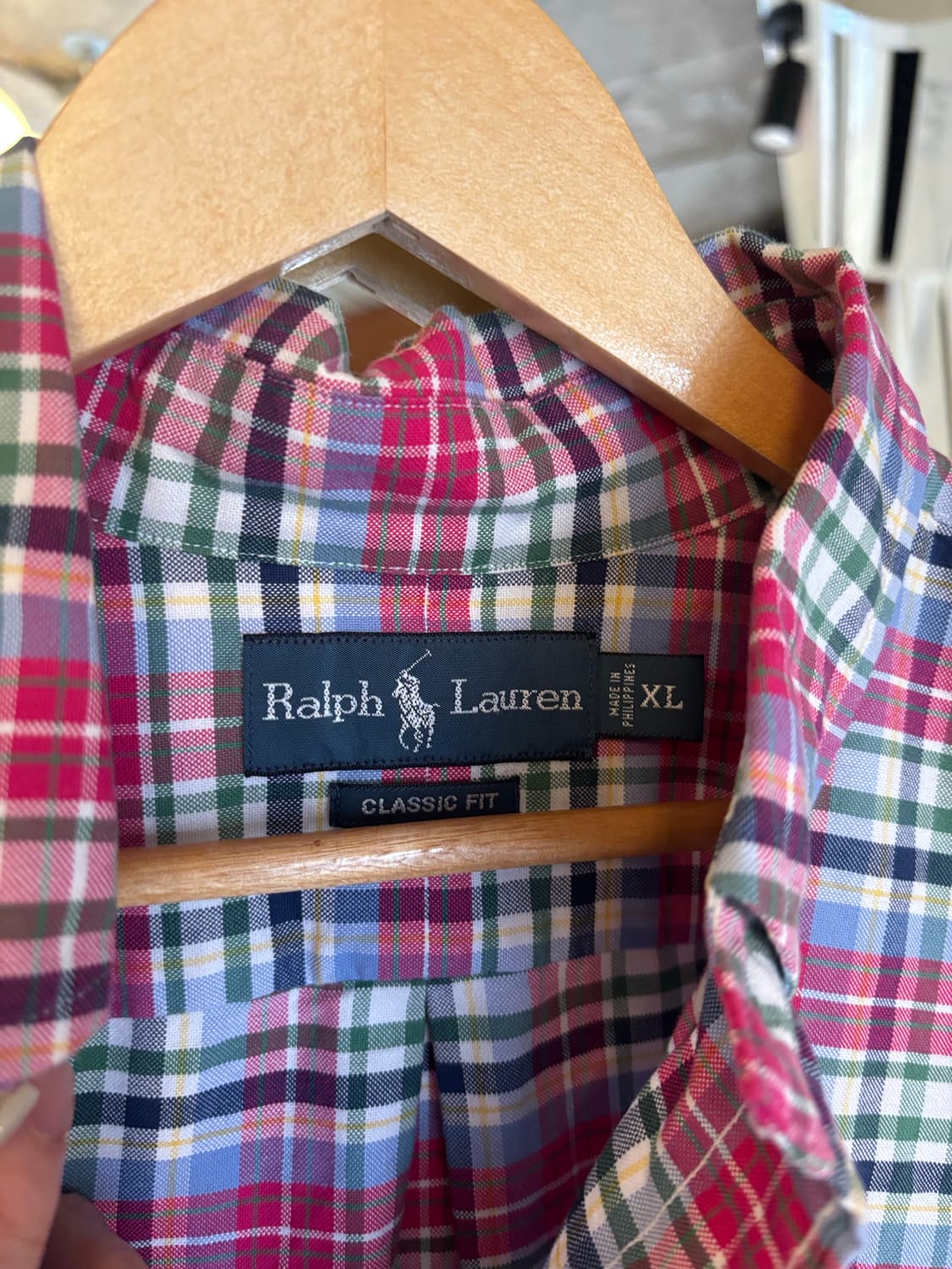 폴로 랄프로렌 체크 셔츠 상품이미지3