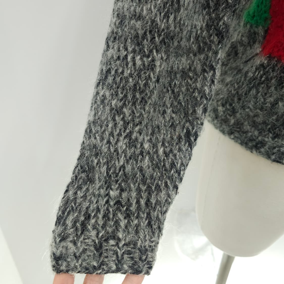 울혼방 크리스마스 겨울 눈꽃 니트 스웨터 상품이미지8