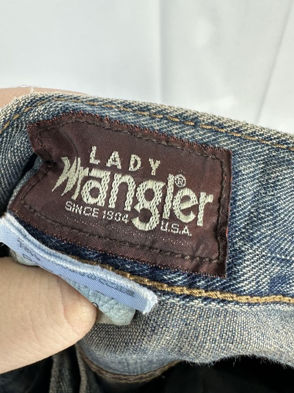 [32인치] WRANGLER 랭글러 와이드데님팬츠 청바지 상품이미지4