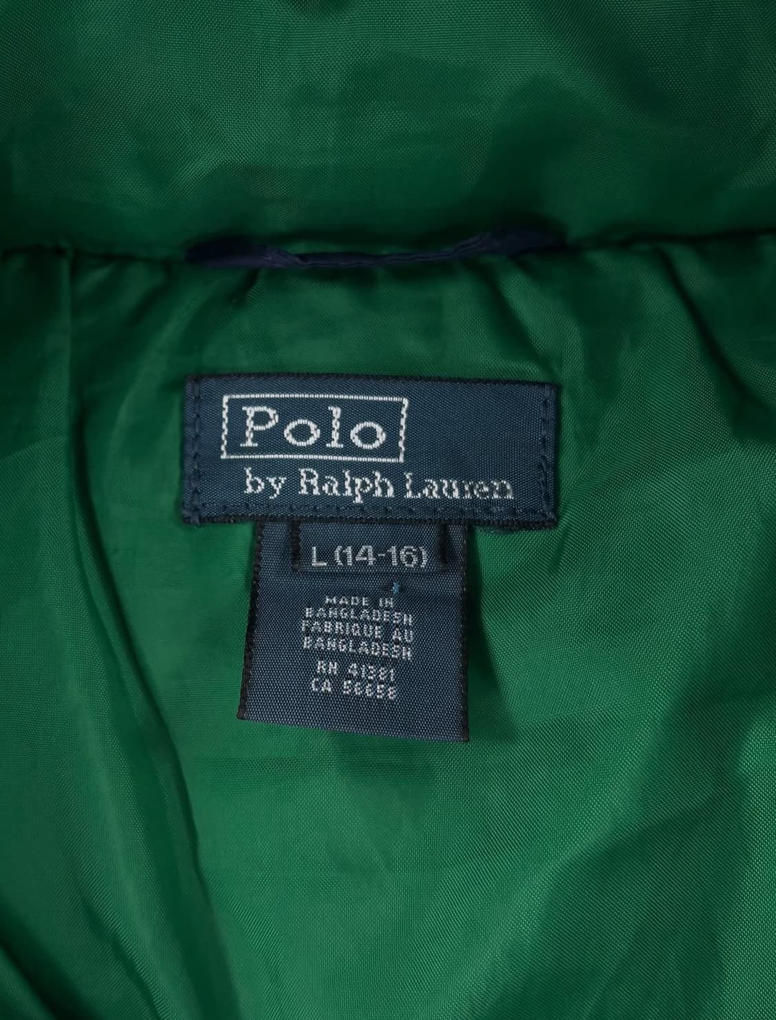 폴로 랄프로렌 네이비 패딩  상품이미지3