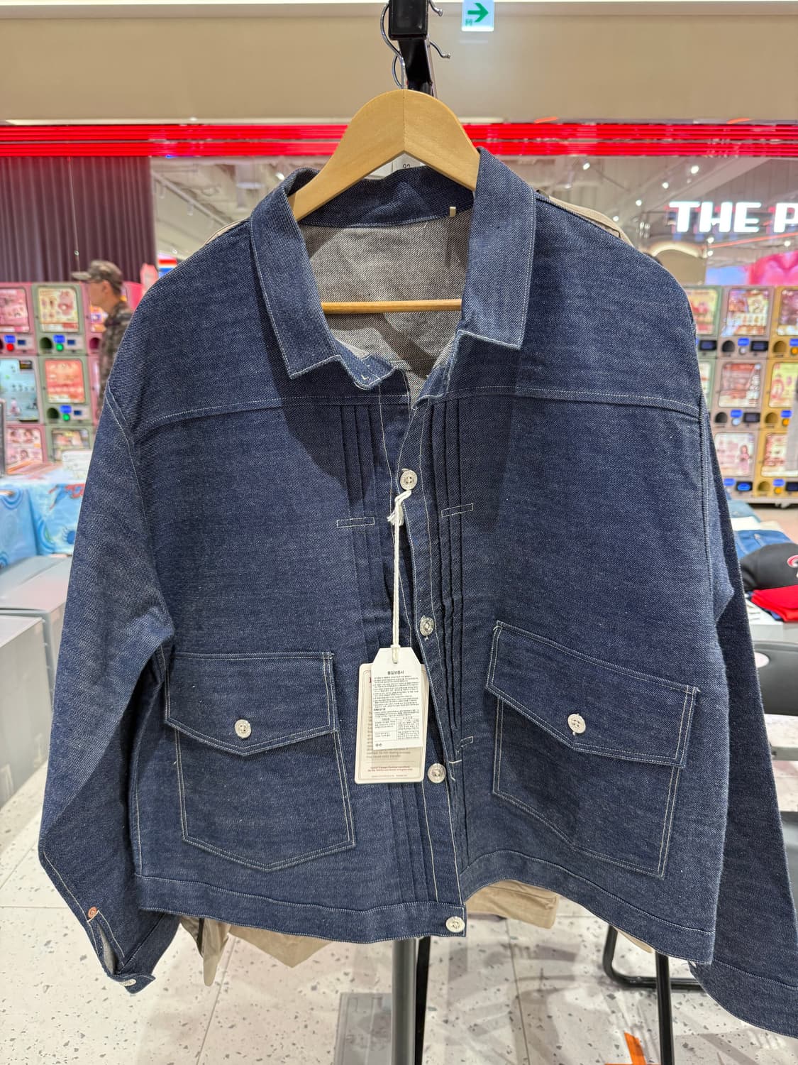 LVC 1879 Triple Pleats Blouse  데님 자켓(XL) 상품이미지1