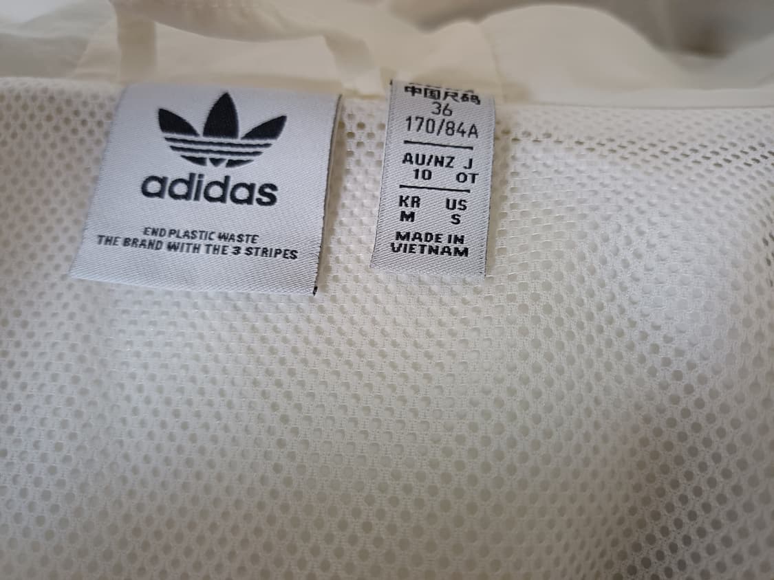 아디다스 빅로고 크롭 우븐 바람막이 상품이미지3