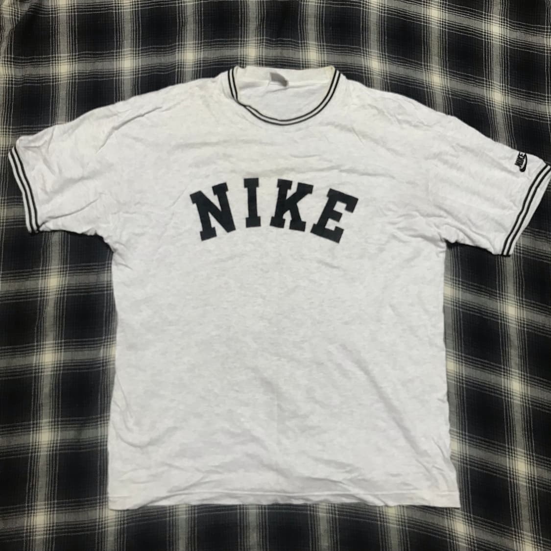 레어 90s 초반 usa Nike 빈티지 링거 티셔츠 상품이미지4