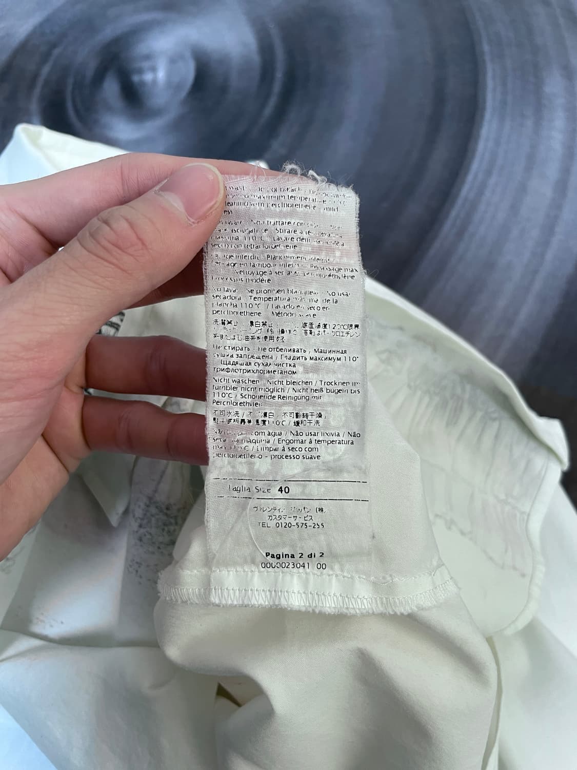 Red Valentino Bone Frame Cotton Shirt 상품이미지8