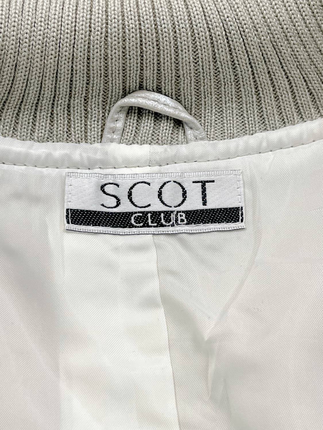 Scot Club 90's 메탈릭 레더 자켓 상품이미지7