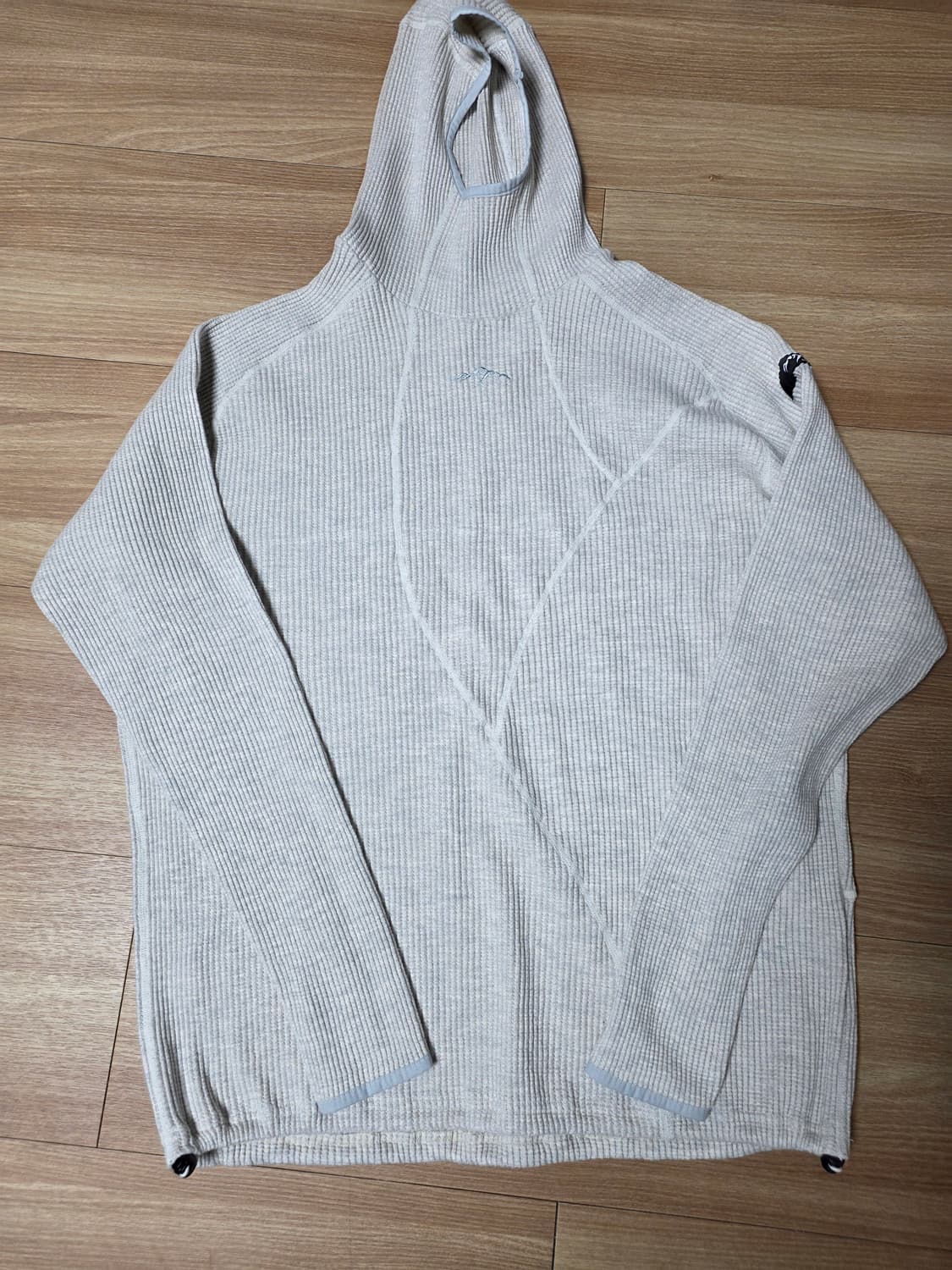 COLDWARM 와플 워머 후디 크림 XL 상품이미지7