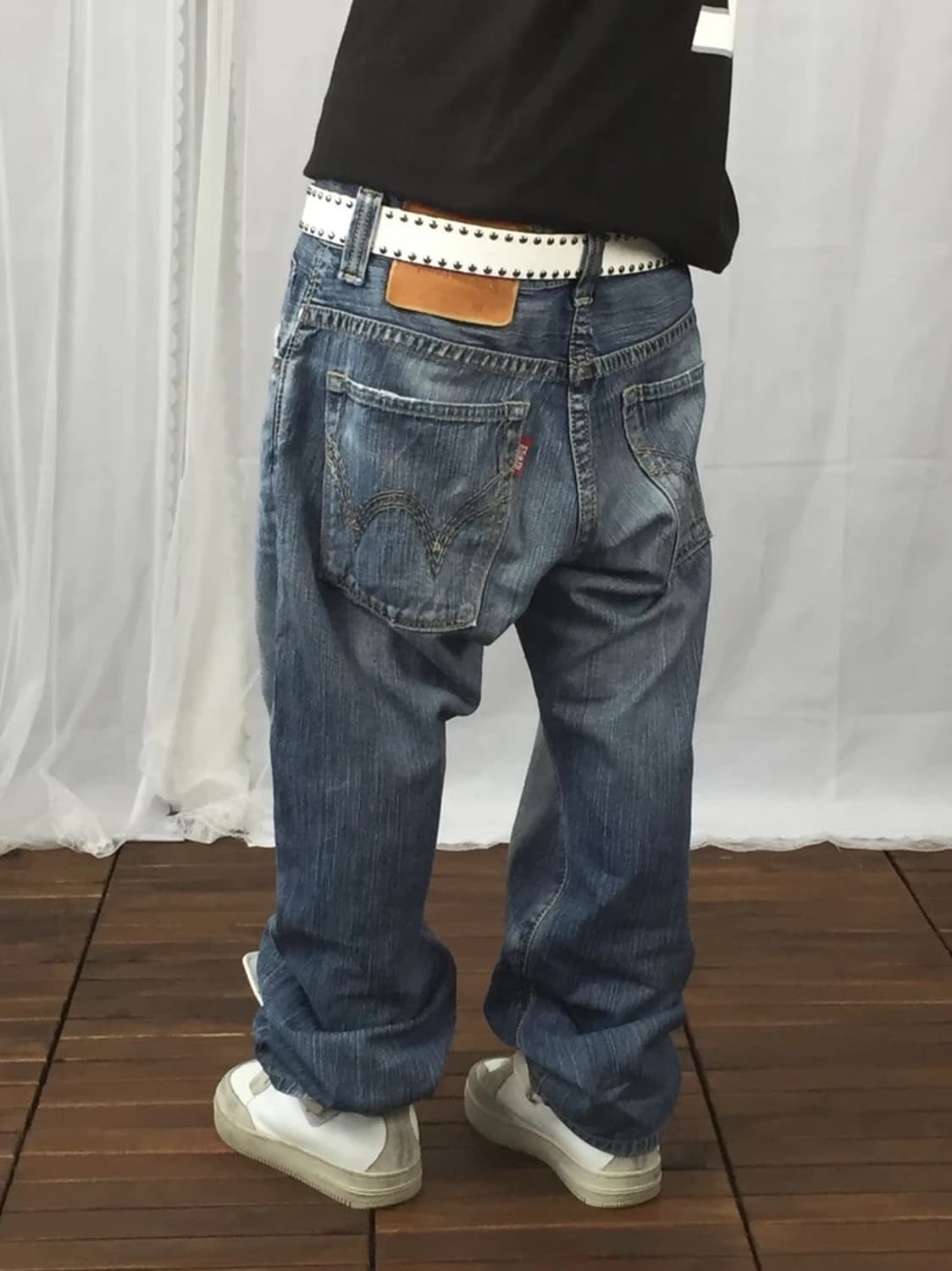 EDWIN 424XV EXV Distressed Denim 상품이미지2
