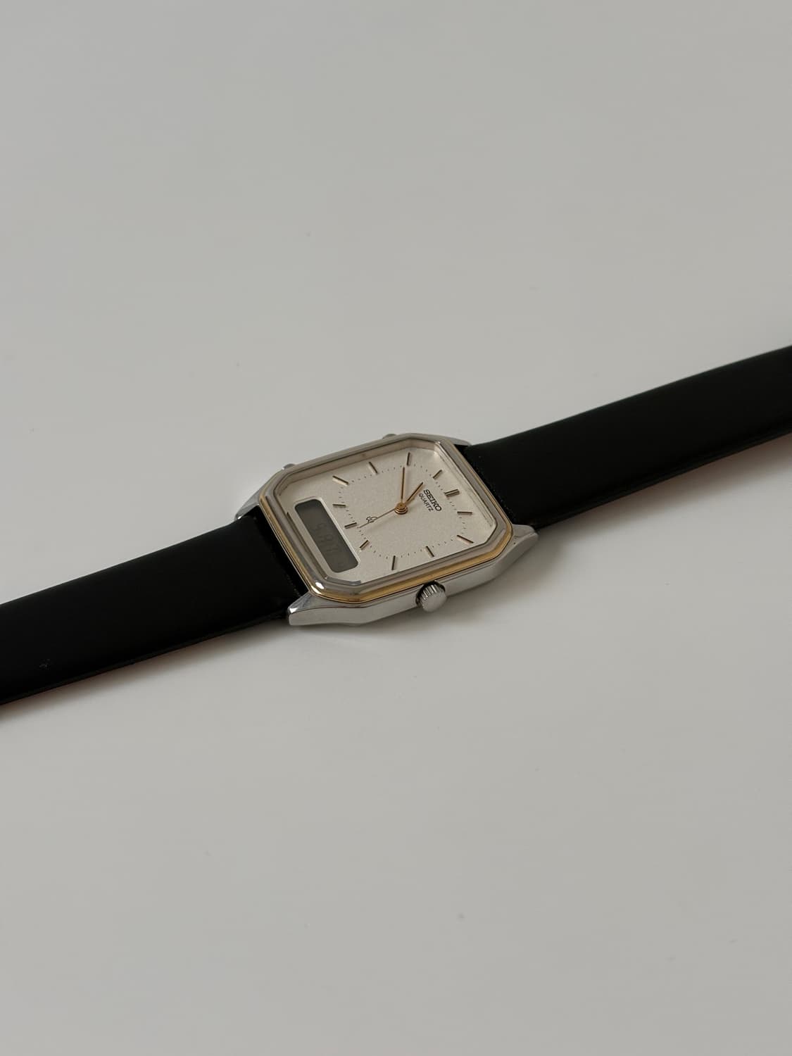 1980s Texture Dial Square Ana-Digi 상품이미지5