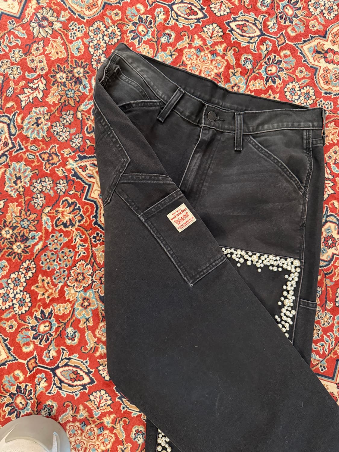 리바이스 더블니 스노우윈도우 리워크 데님 상품이미지2