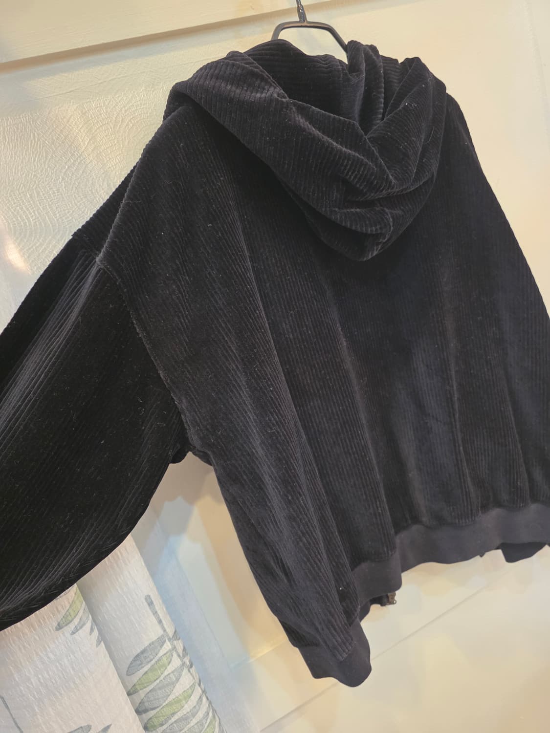 챔피온 블랙 코듀로이 후드 집업 S 상품이미지6