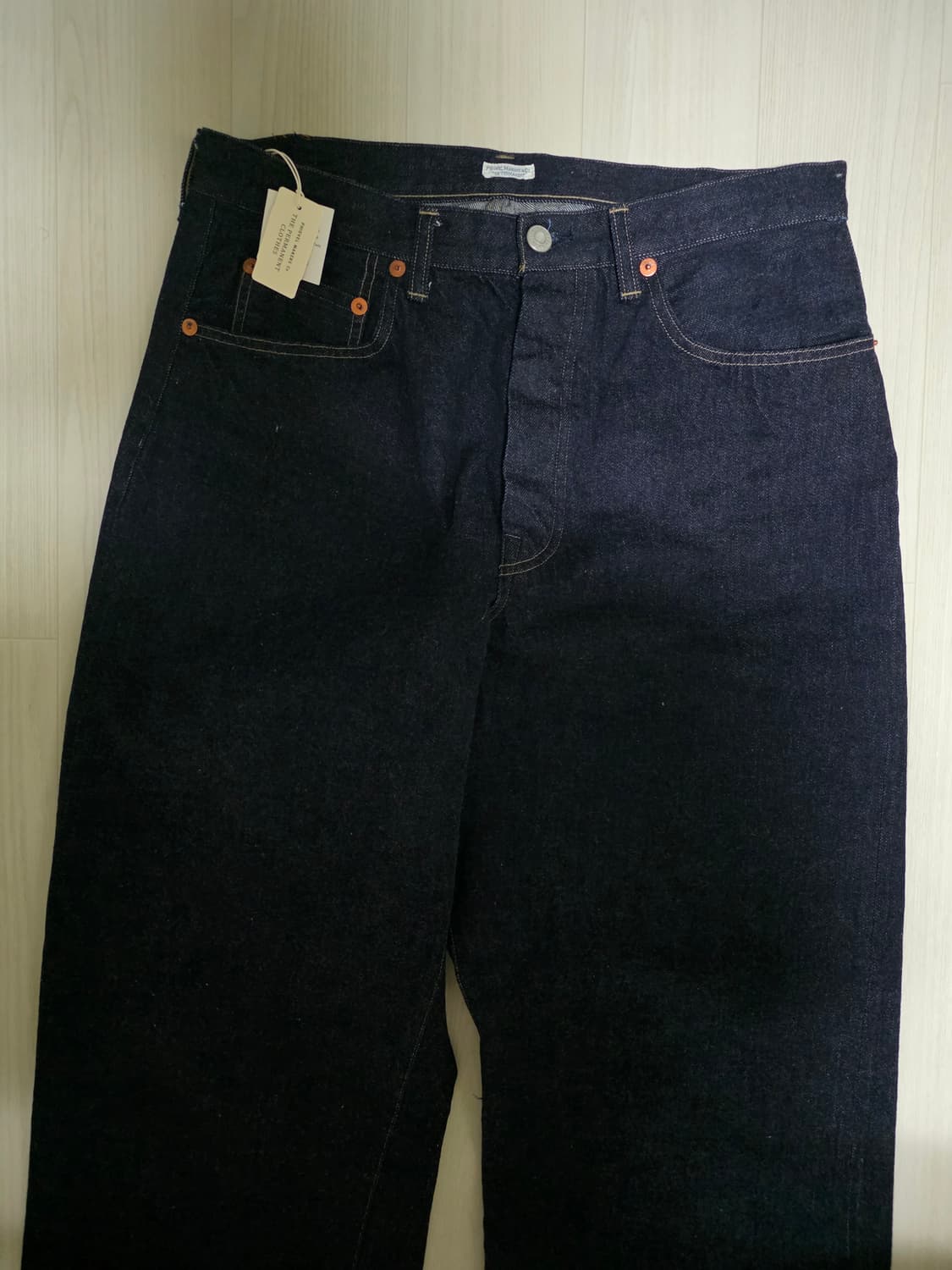 피그벨 301 클래식 와이드 데님 인디고 34 상품이미지2