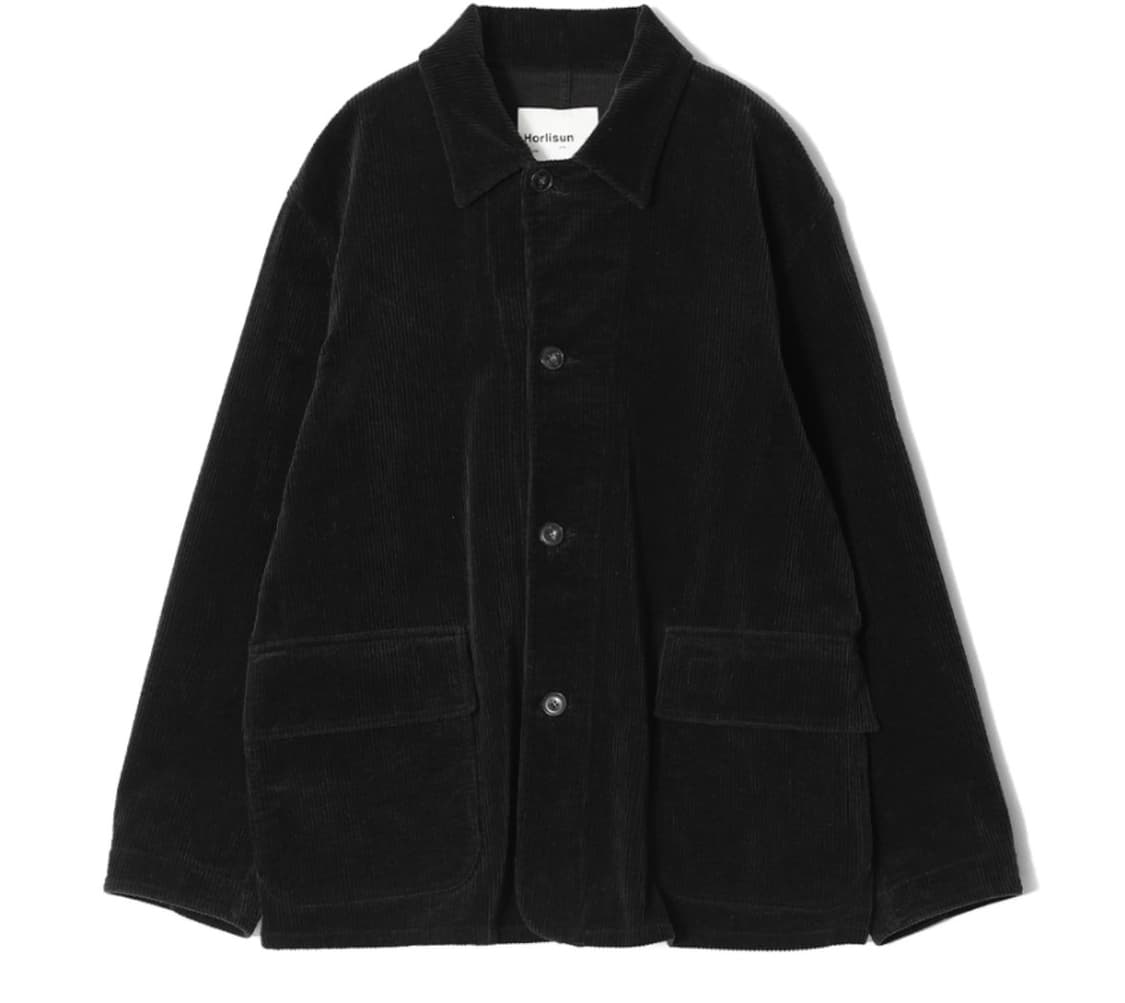 홀리선 코듀로이 자켓 블랙 S 판매 상품이미지1
