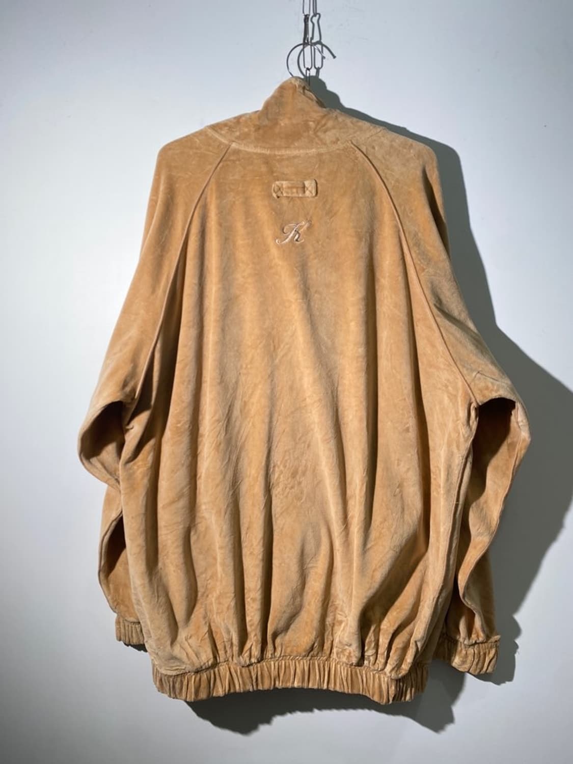 krhyme denim 벨루어 집업 상품이미지2