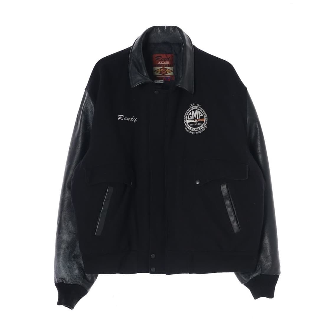  [U.S.A] 90's 리드 스포츠 울 소가죽 바시티 자켓 (남성 XL 상품이미지1