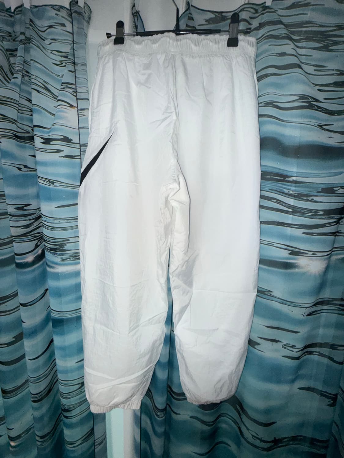 나이키 스우시 우븐 팬츠 화이트 M (우먼) 상품이미지3