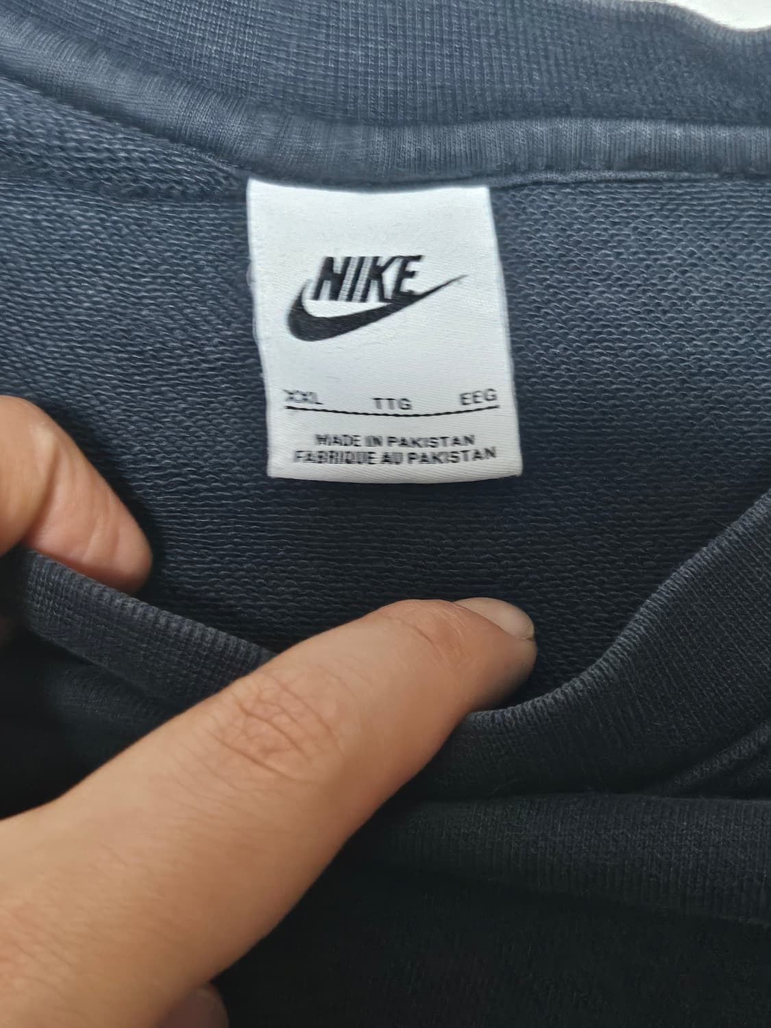 나이키 맨투맨 스웻셔츠 블랙 XXL 상품이미지3