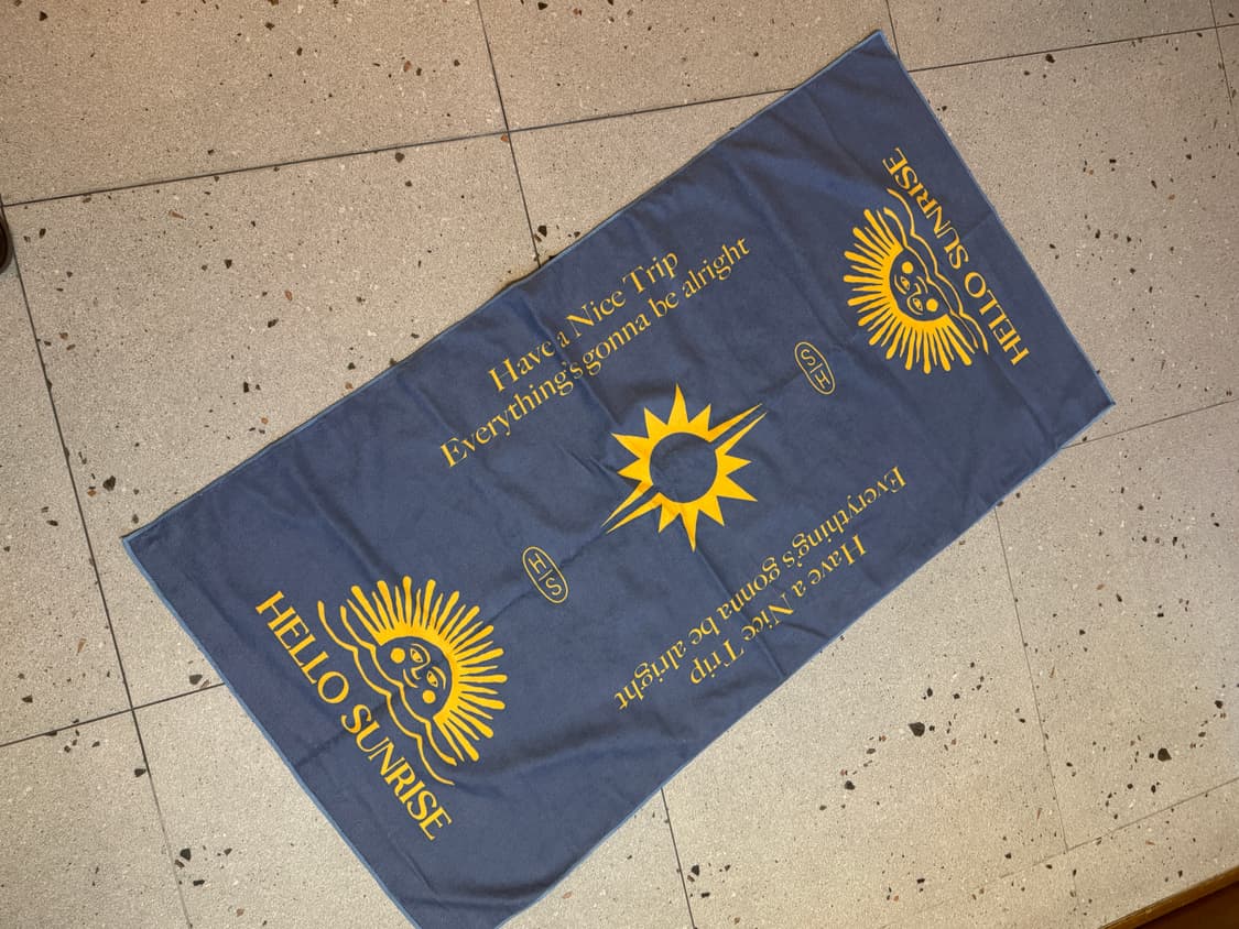 헬로선라이즈 비치타월 2컬러 상품이미지1