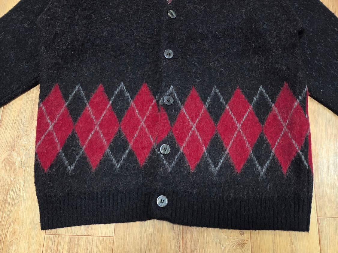 토니웩(TONYWACK) STIFF 모헤어 가디건 95-100 새상품 상품이미지5