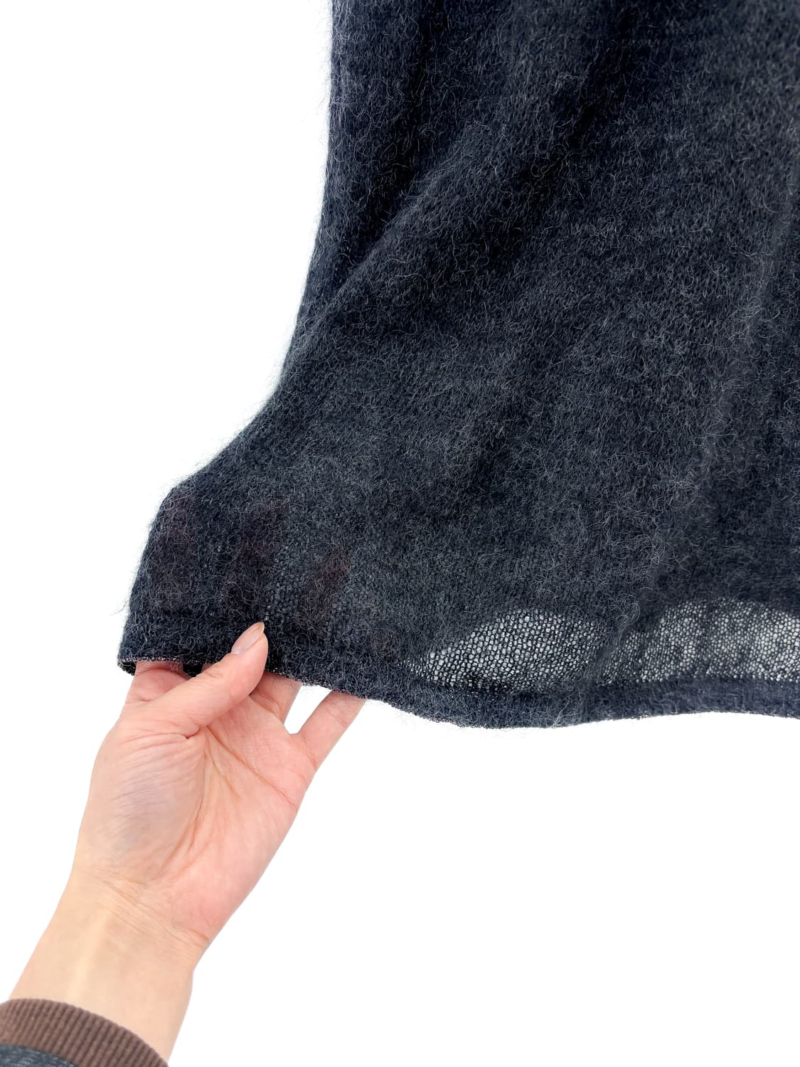 키요코 타카세 비즈 모헤어 레이어드 니트 베스트 상품이미지5