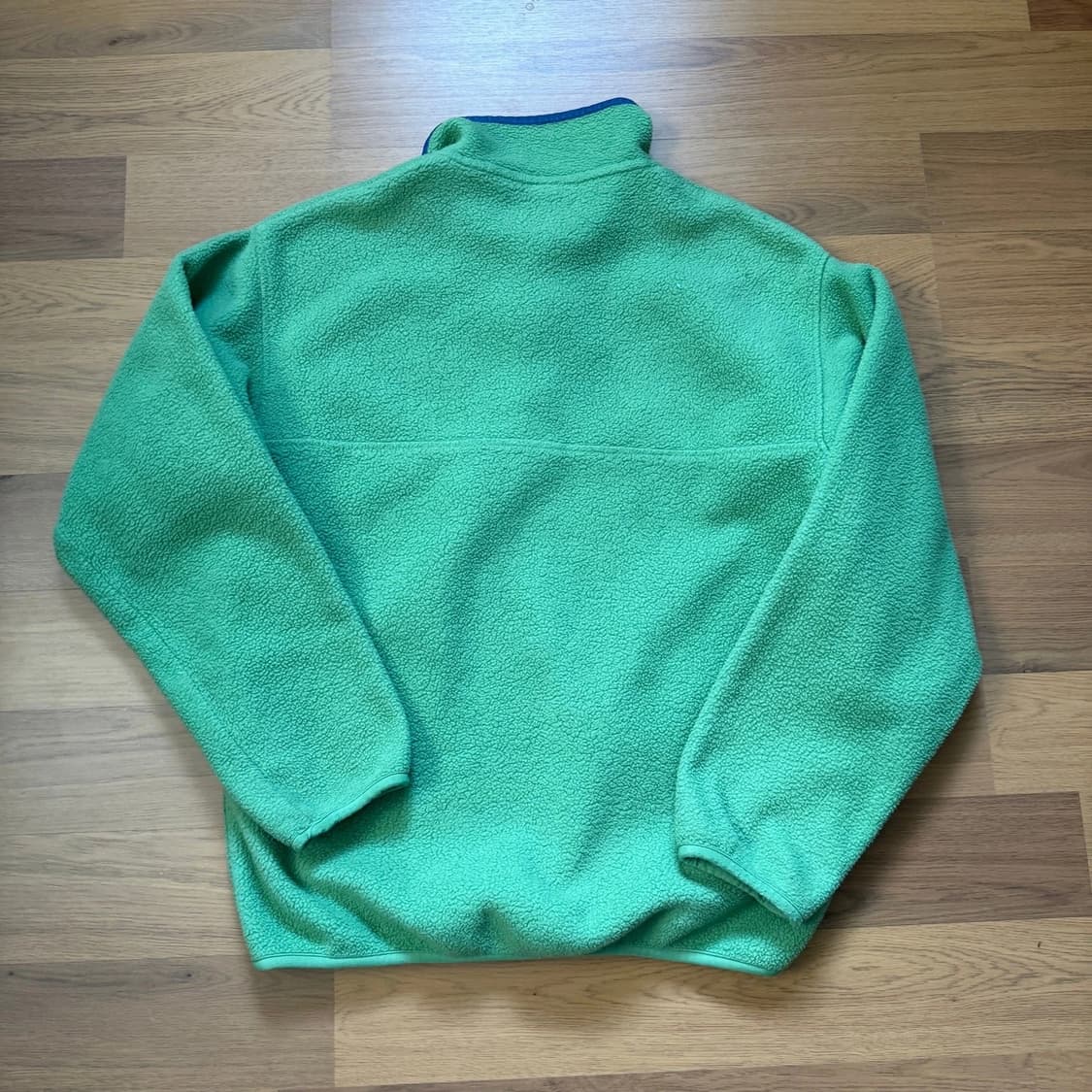 90s 파타고니아 신칠라 스냅-T 그린/블루 USA 상품이미지2