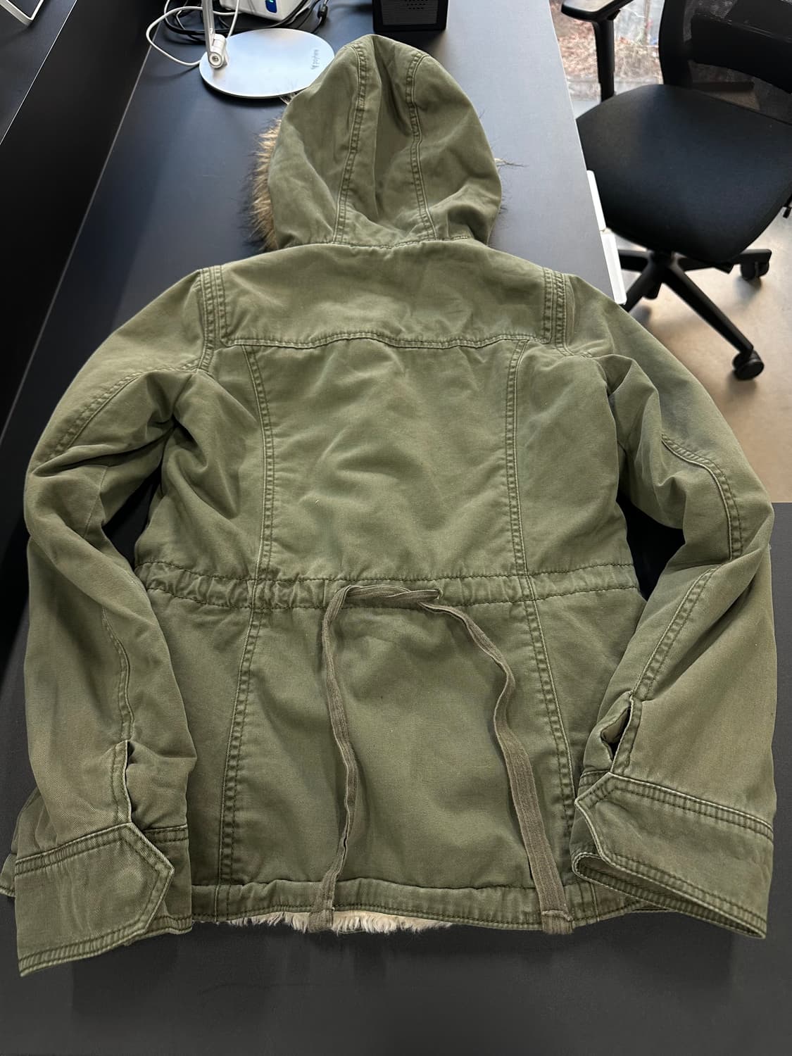 아베크롬비 Y2k 더플 울프죠 투웨이 야상자켓 상품이미지7