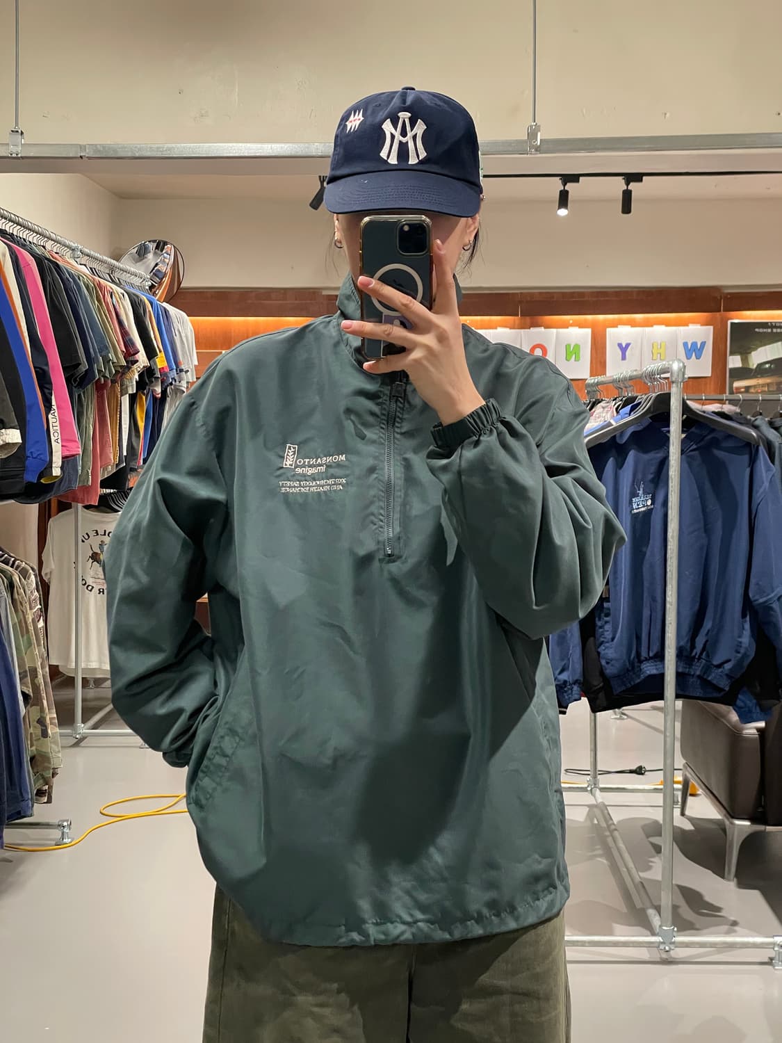 빈티지 아노락 바람막이 자켓   상품이미지1