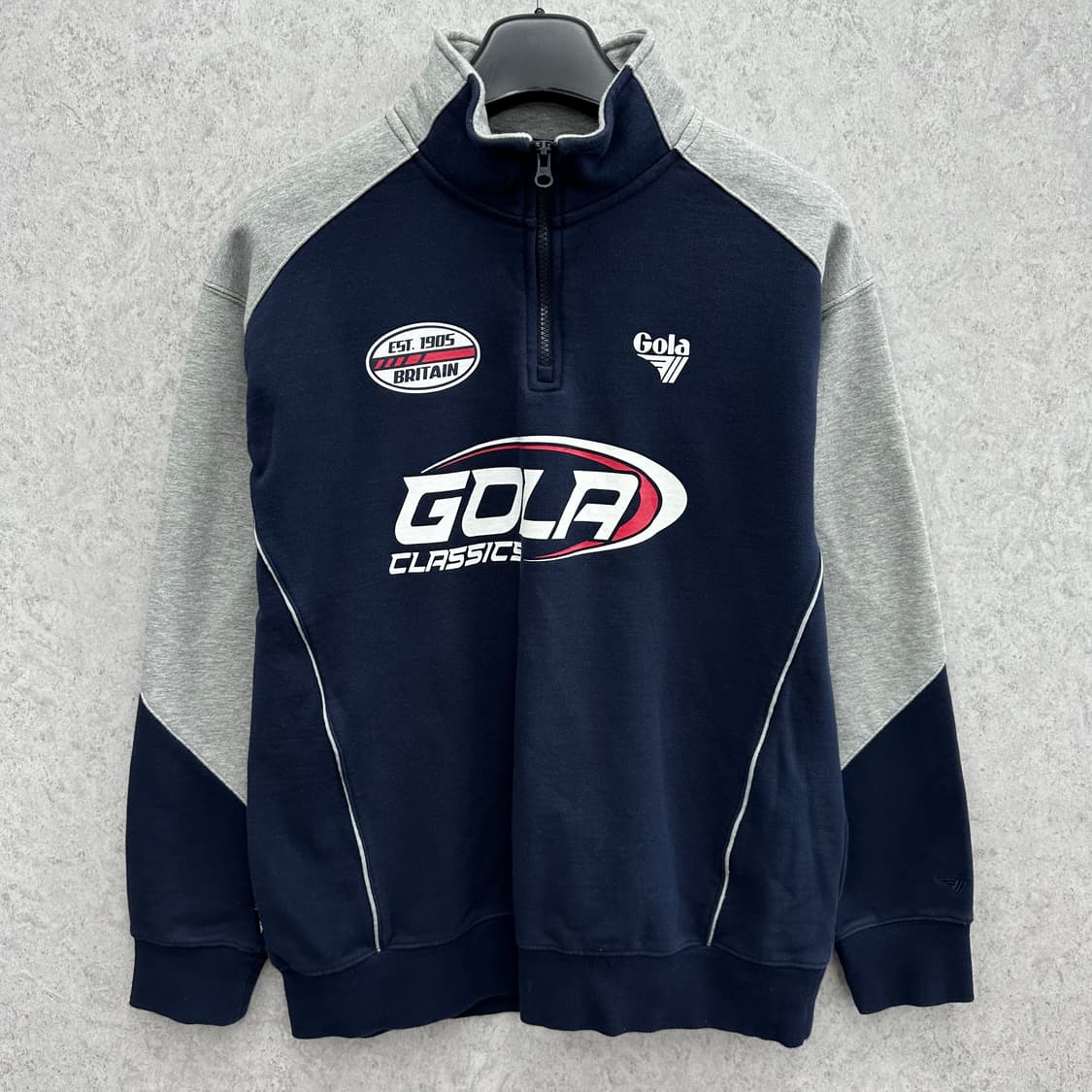 95 골라 남자 루즈핏 반집업 맨투맨 상품이미지1