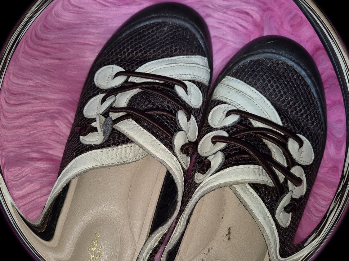 Vintage CoCoball 2000s eyelet flat shoes 상품이미지3