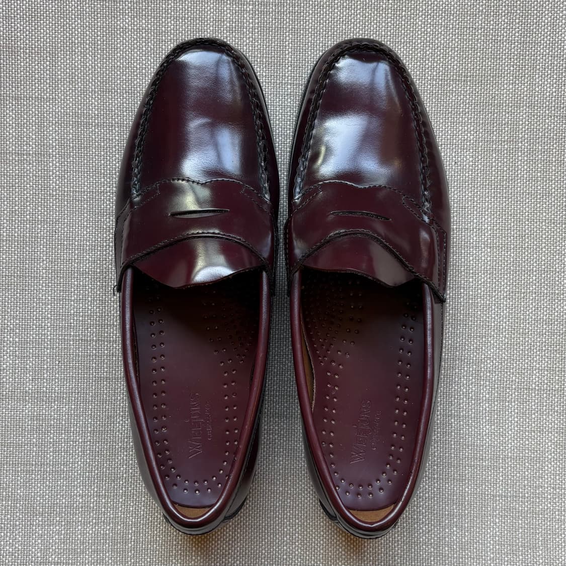 [265] G.H.BASS 위준 LOGAN 버건디 페니 로퍼 상품이미지8