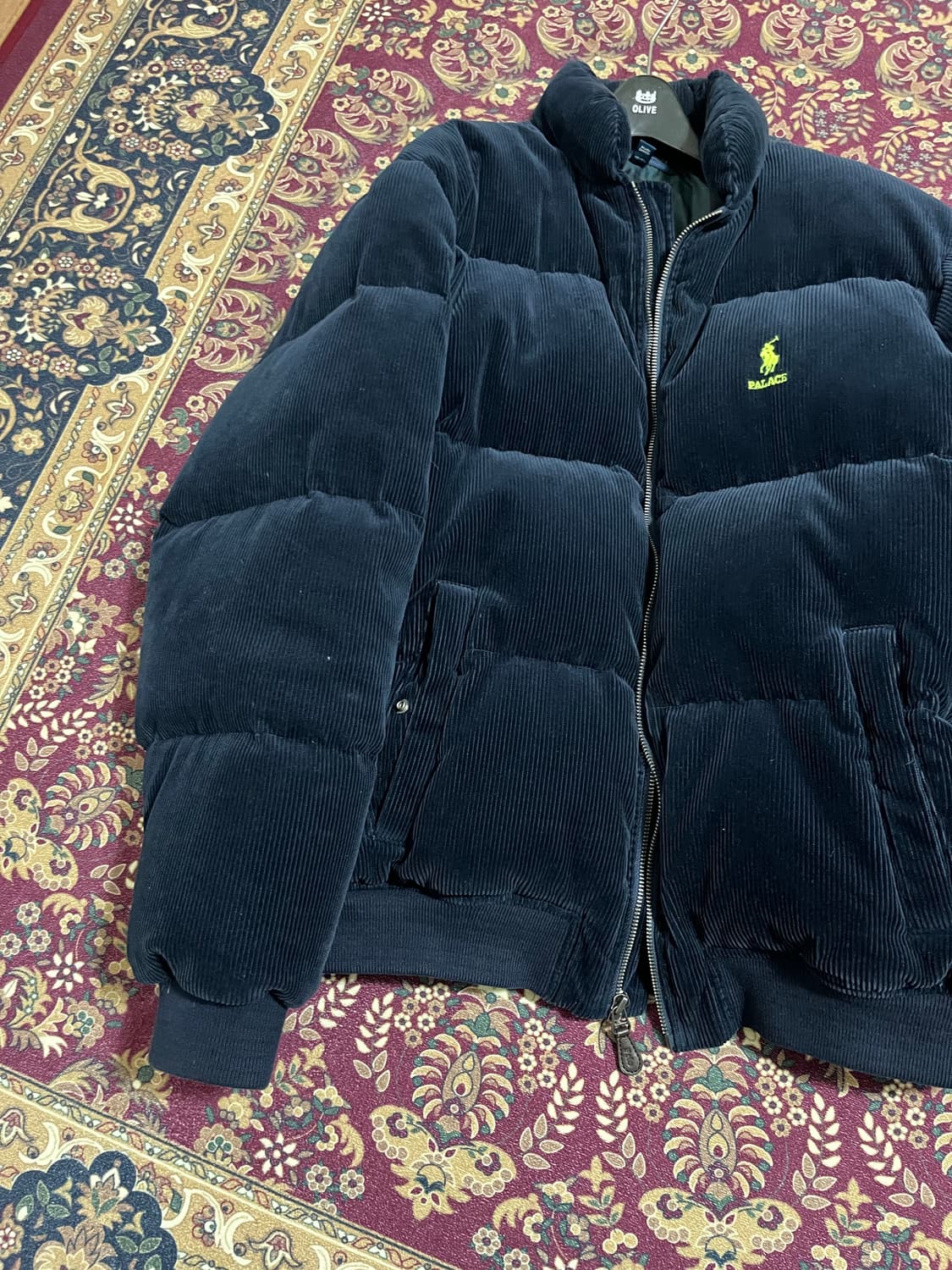 팔라스 폴로 코듀로이 패딩 사이즈 라지 상품이미지3