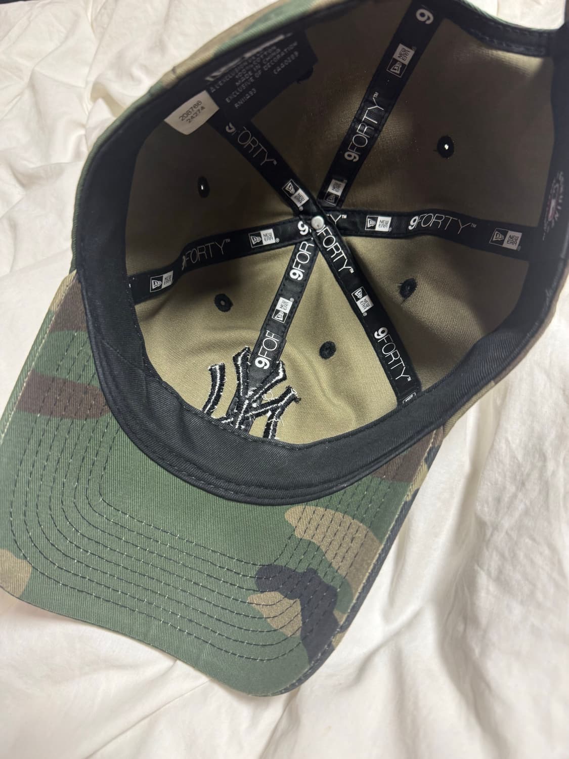 뉴에라 mlb 언스트럭쳐 볼캡 카모 우드랜드 상품이미지4