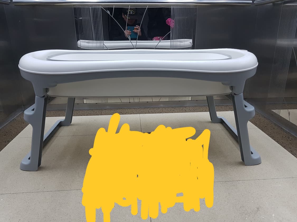 아이팜 접이식 아기 욕조 화이트 판매 상품이미지6