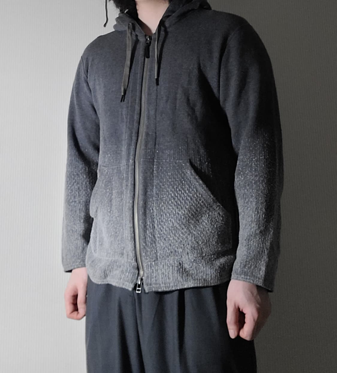 탁 글라데이션 후드 집업 상품이미지3