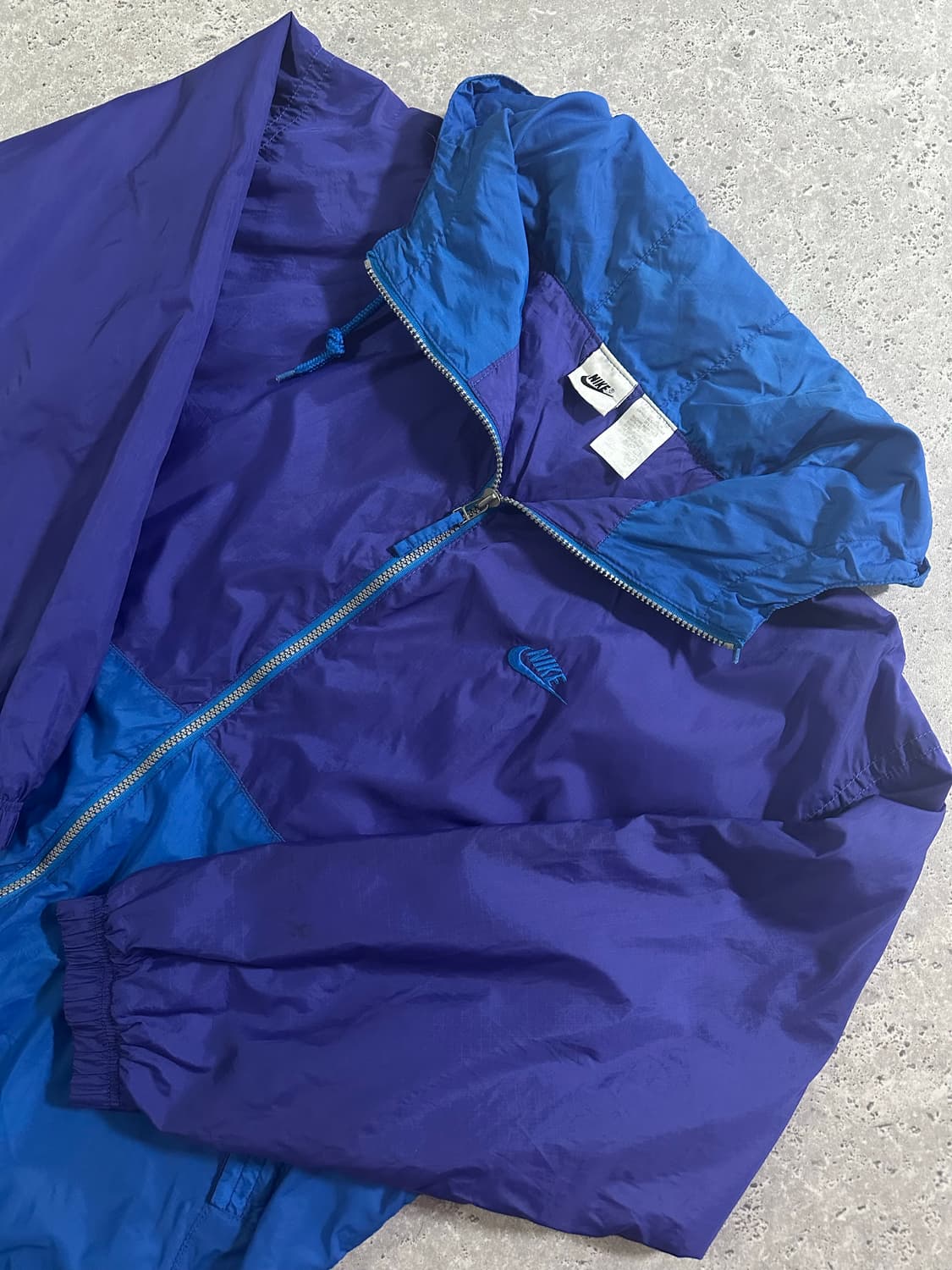 00s NIKE 배색 나일론 바람막이 017 상품이미지1