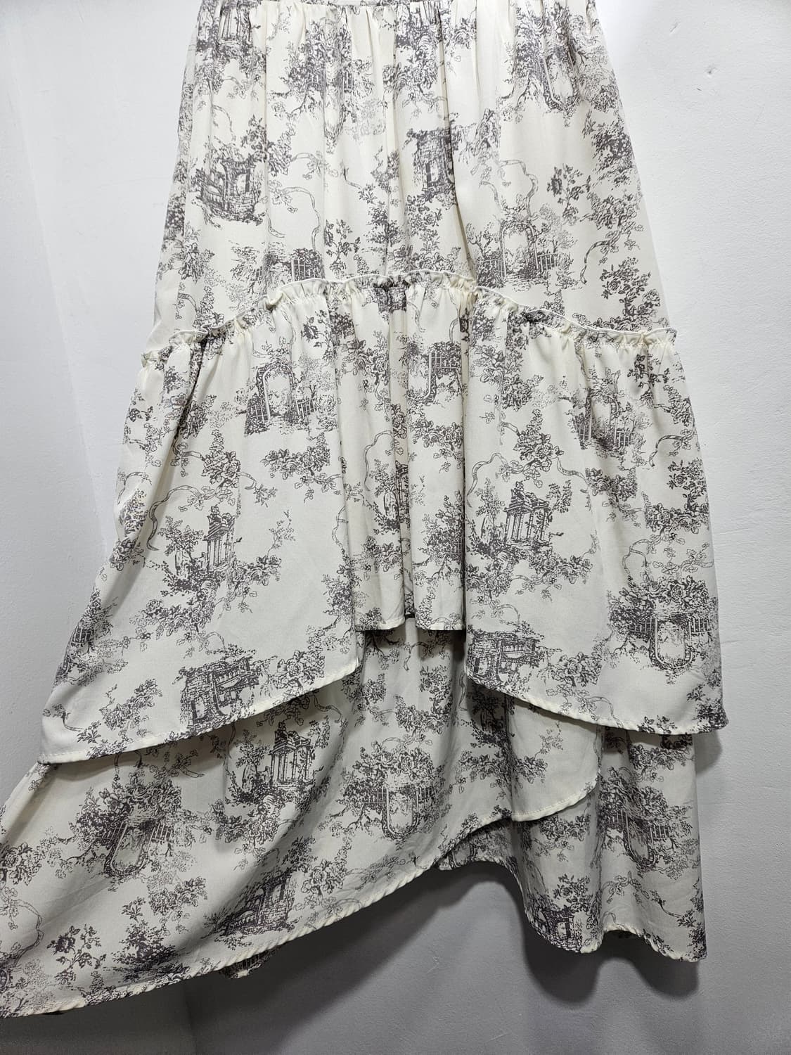 패턴 캉캉 롱스커트 상품이미지6