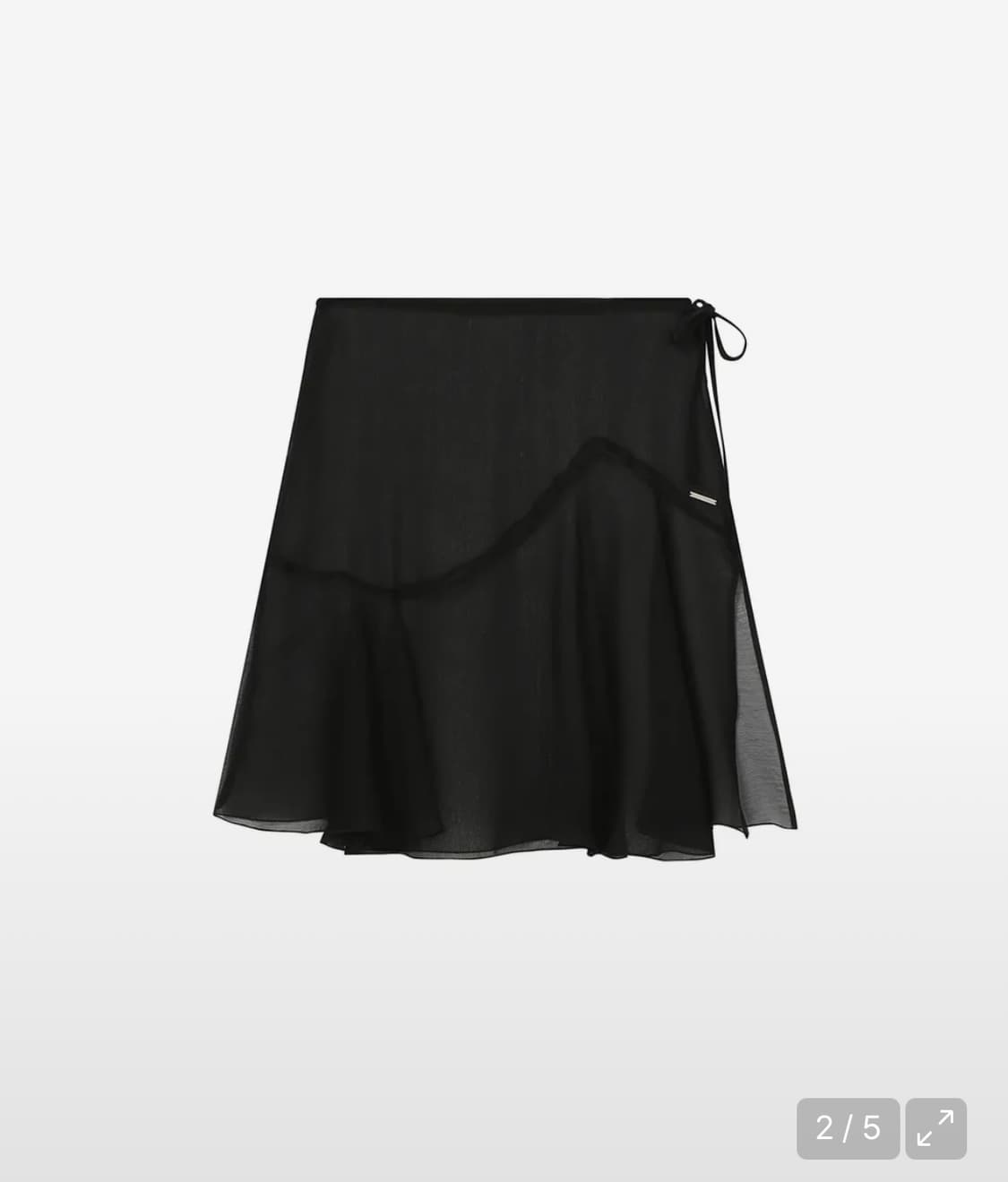 미세키서울 레이어드 랩 스커트 상품이미지1