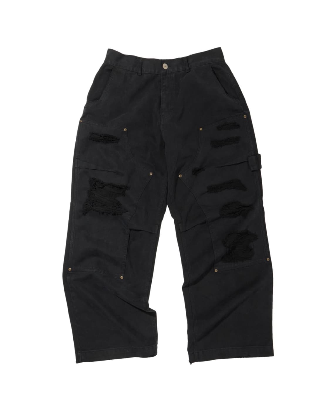 ETCE 더블니 디스트로이드 블랙 팬츠 L 상품이미지1