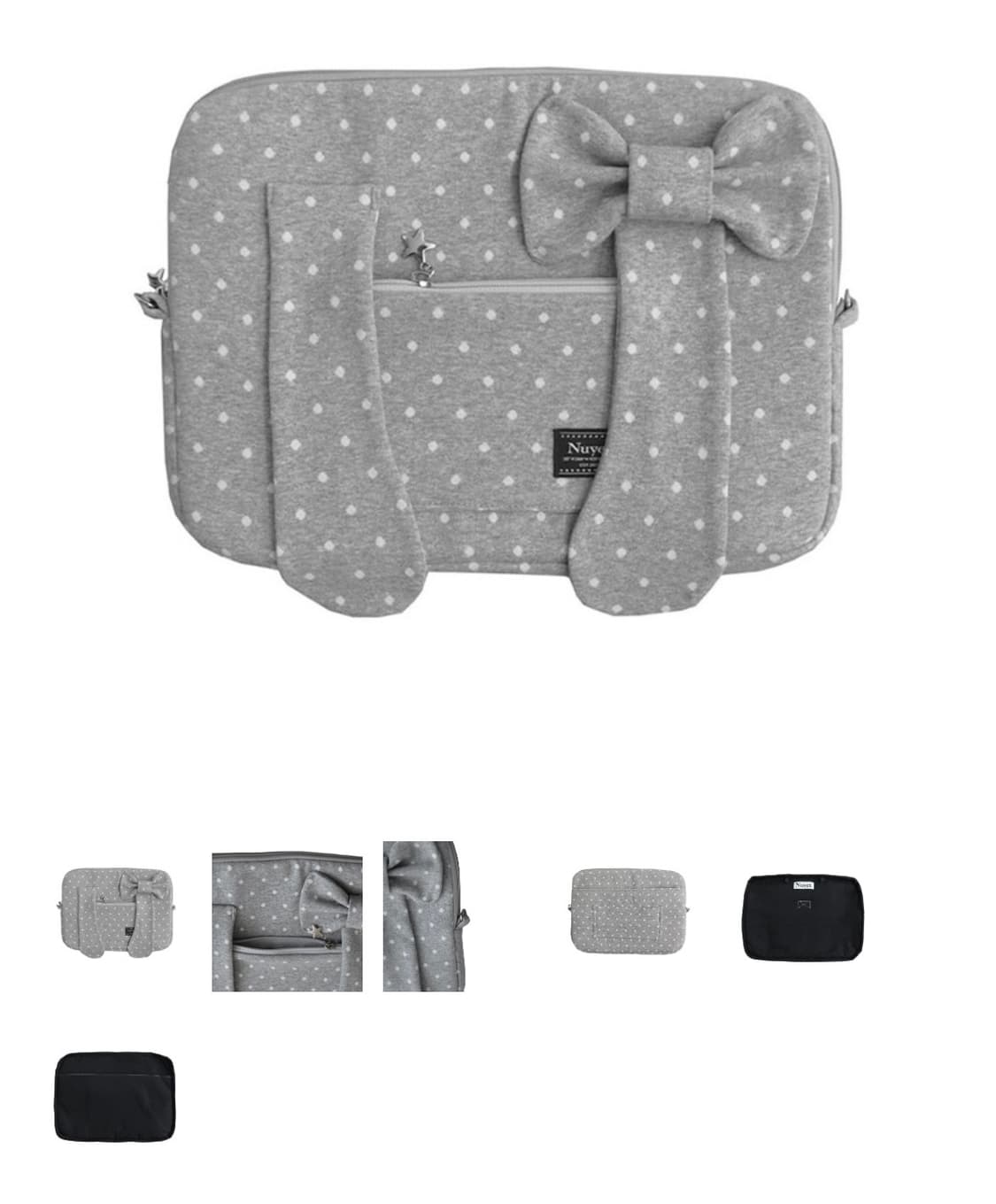 누옛 버니 태블릿 파우치 라이트 그레이 상품이미지1