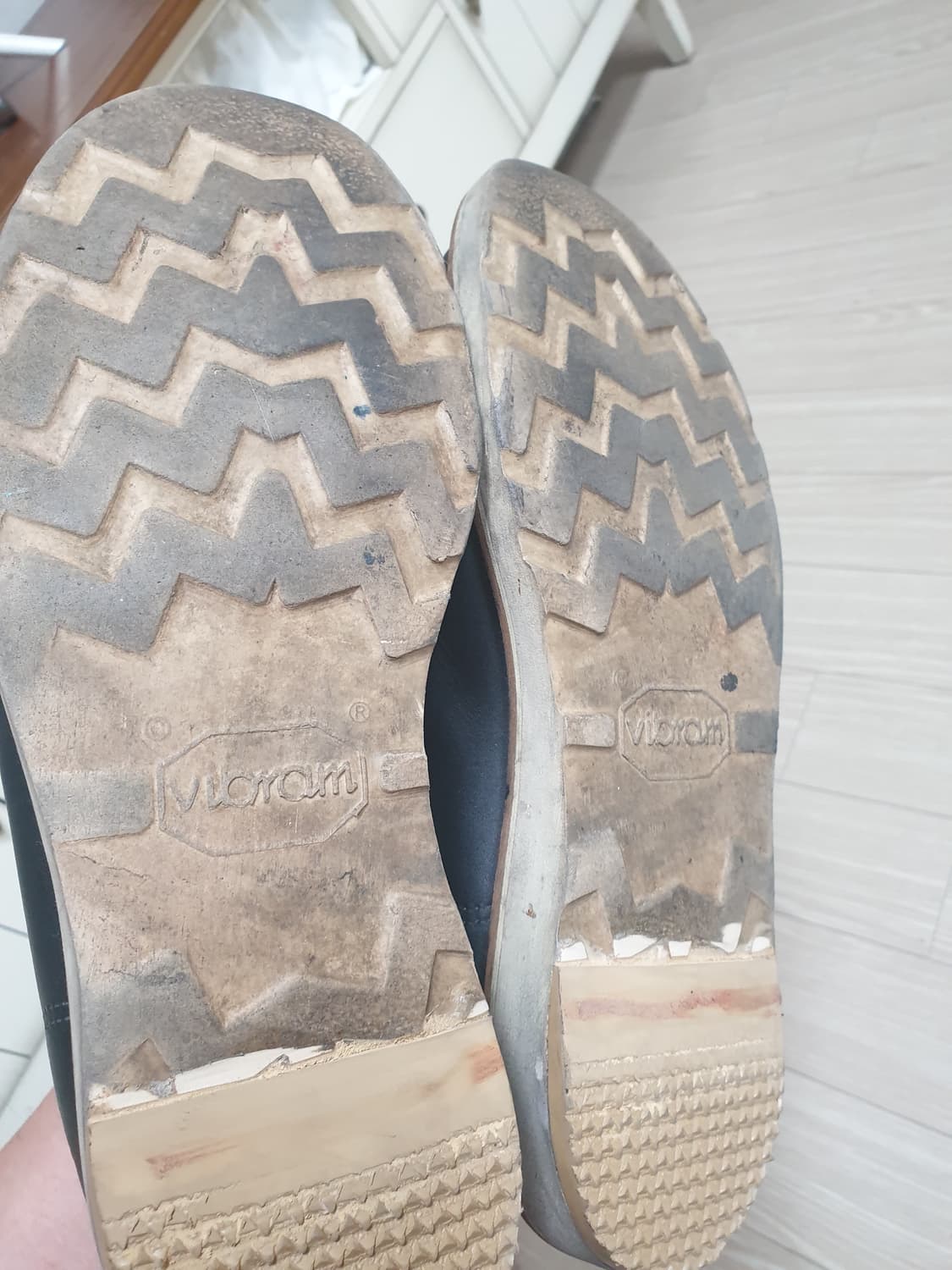 쏘로굿usa 검정색 가죽 워크 몽키부츠(265-270) 상품이미지4