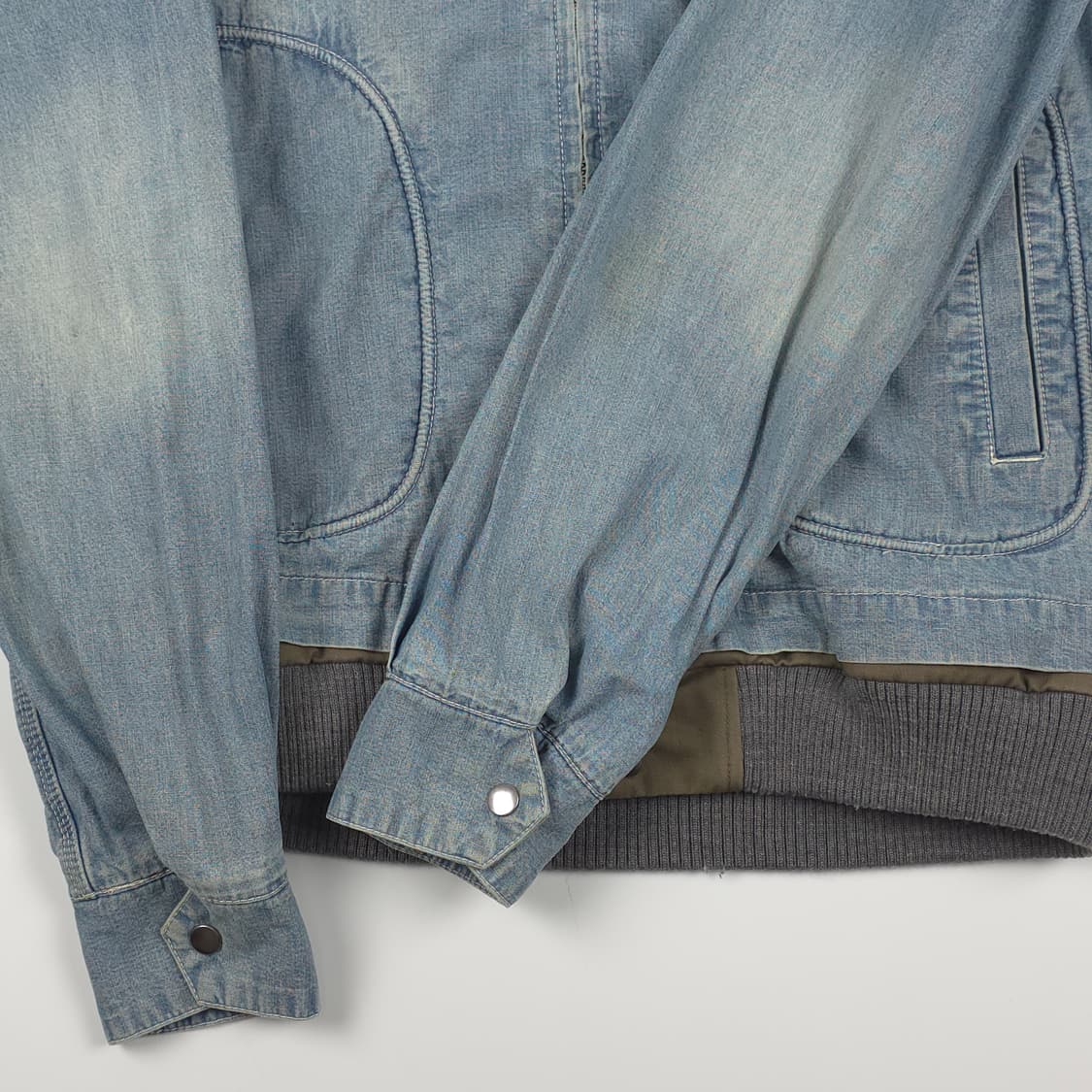 사카이x10꼬르소꼬모 데님 해링턴 자켓 (M[3]) 상품이미지2