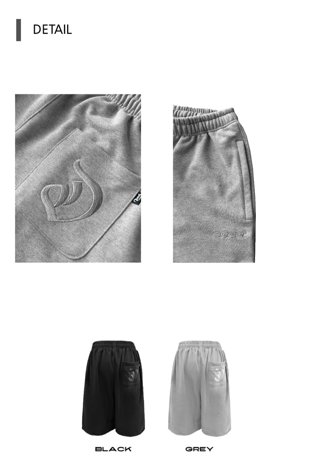 (새상품)오도어 버뮤다 팬츠 그레이 상품이미지9