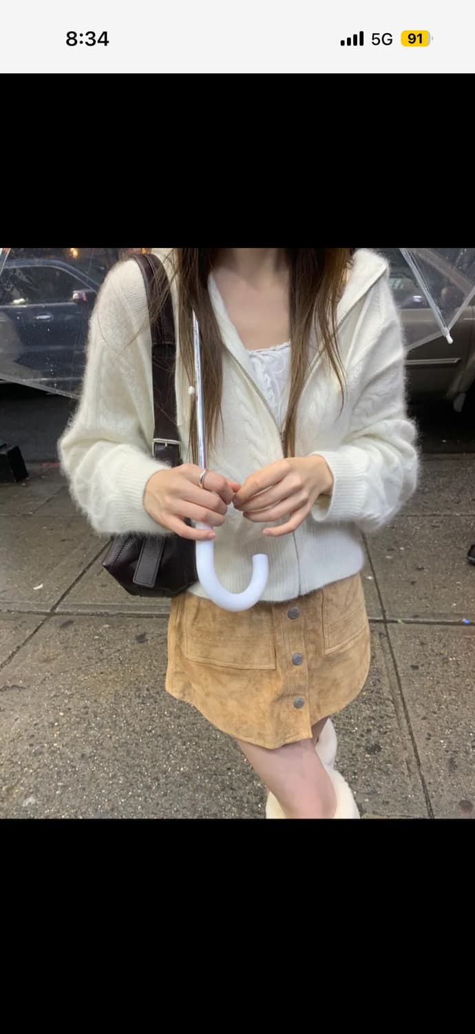 더바넷 보엔 케이블 니트 집업 Boen Cable Knit Zip-Up 상품이미지2