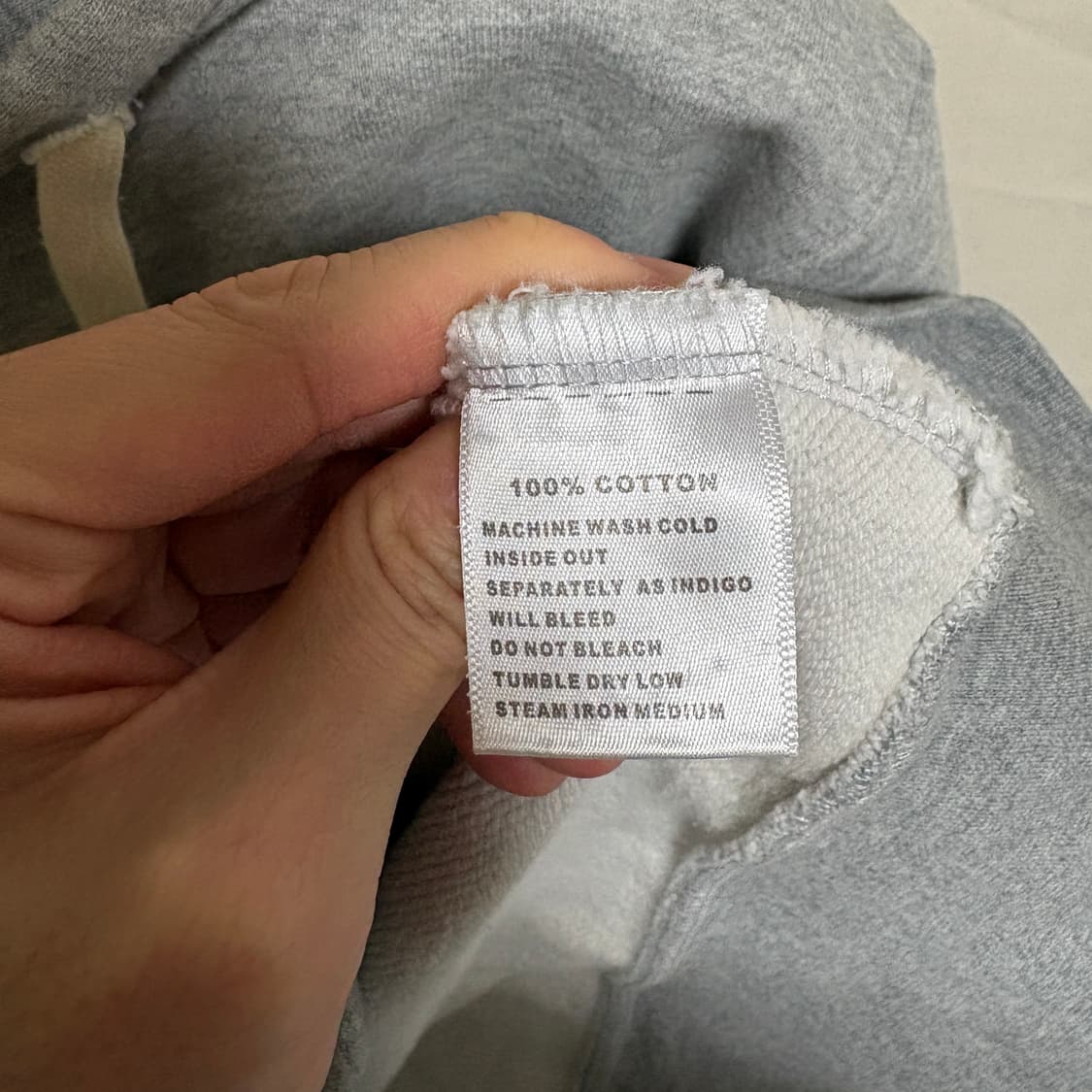 브론슨 논스탁 17.5 테리코튼 헤비 후드집업 / 그레이, 40(L) 상품이미지9