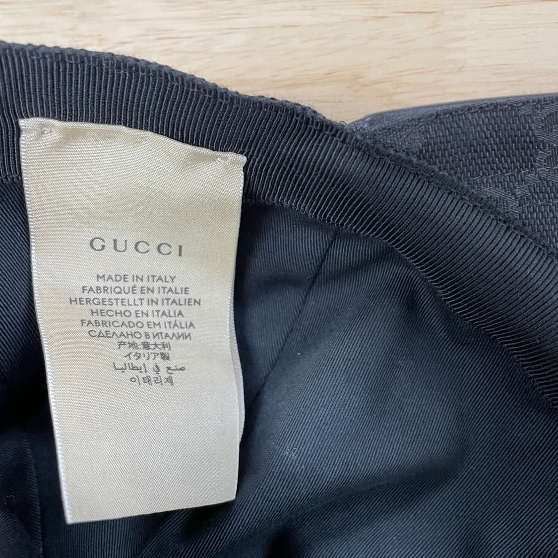 구찌 볼캡 블랙 L59 상품이미지5