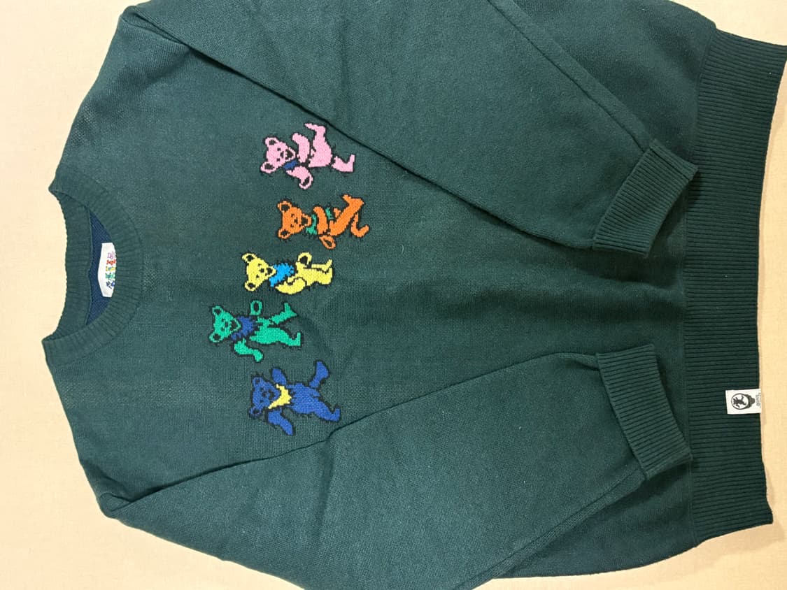 디스이즈네버댓 x 그레이트풀 데드 댄싱 베어 니트 상품이미지2