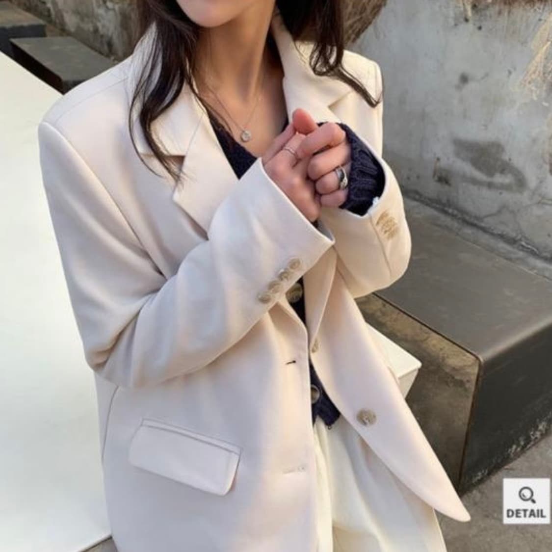 릿킴 블레이저 자켓 (아이보리) (새상품) 상품이미지2